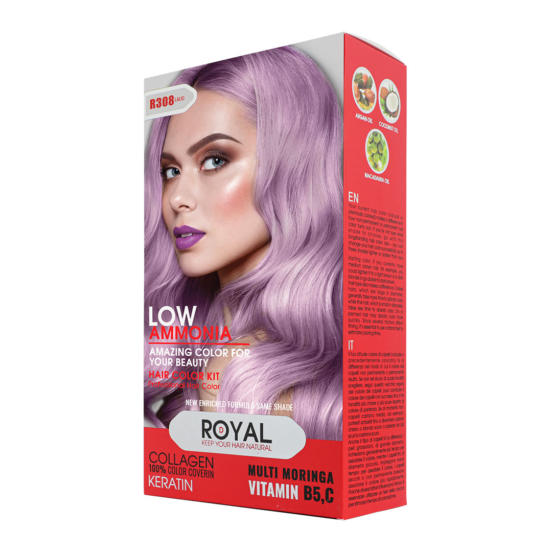 کیت رنگ مو یاسی رویال کد R308 | بازاریابی شبکه ای 